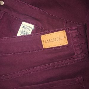 Maroon Aeropostale jeans